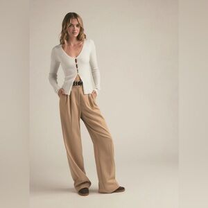 Favorite Daughter The Favorite Pant in Beige Womens Size 4 NWT $218